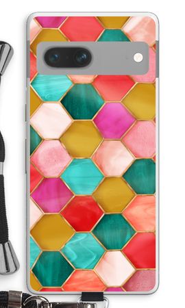 Hexagons in stained glass