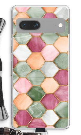 Hexagons in stained glass