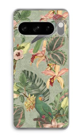 Tropical jungle parrot