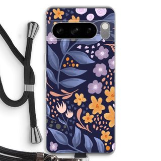 Flowers with blue leaves