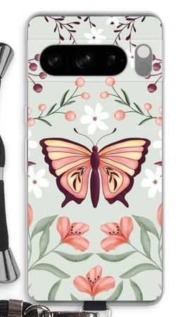 Butterfly in a floral world