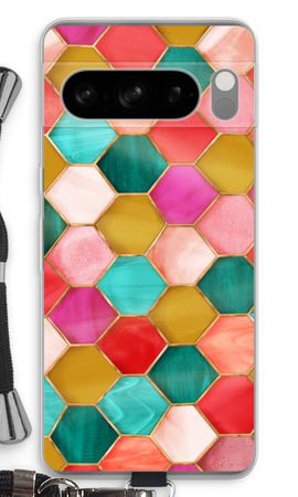 Hexagons in stained glass