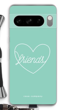 Friends heart pastel
