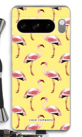 Flamingo's geel