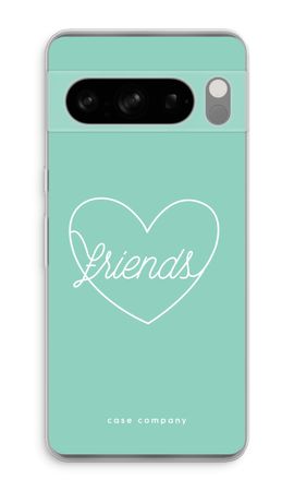 Friends heart pastel