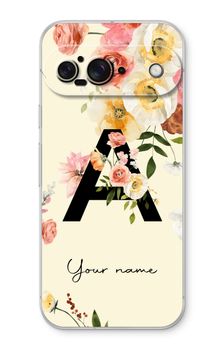 Flirty Flowers Monogram