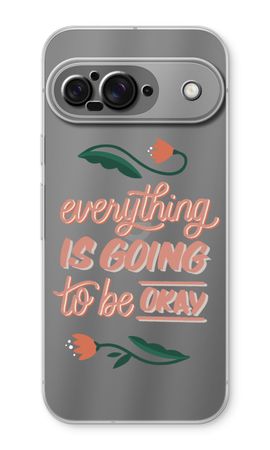 Optimistic flower girl