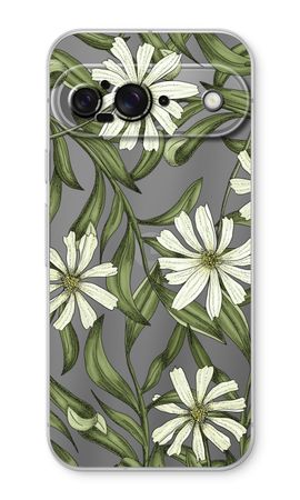 White flower pattern