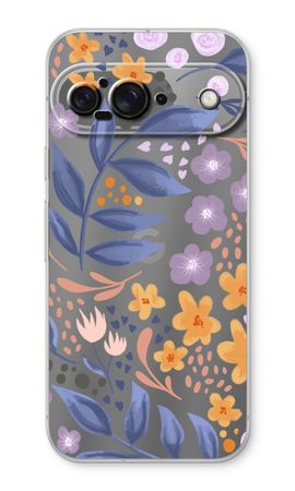 Flowers with blue leaves