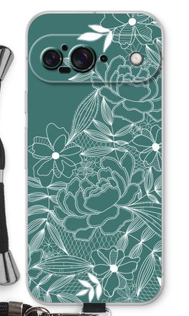 Flowers in lace