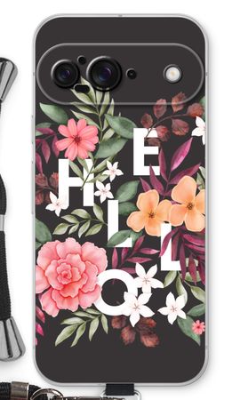 Hello in flowers