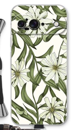 White flower pattern