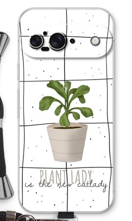 Houseplant on windowpane