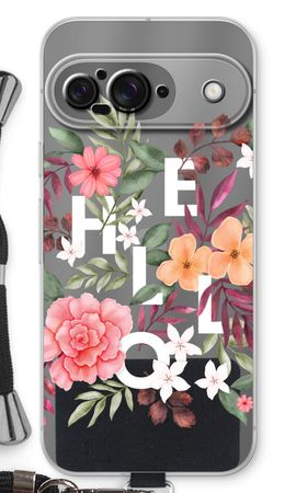 Hello in flowers
