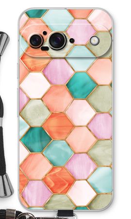 Hexagons in stained glass