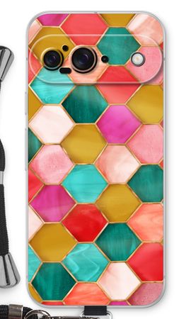 Hexagons in stained glass