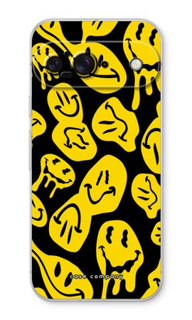 Melting smiley - Yellow