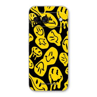 Schmelzendes Smiley-Gesicht - Gelb