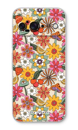 Retro Flowers N°2 - Yellow