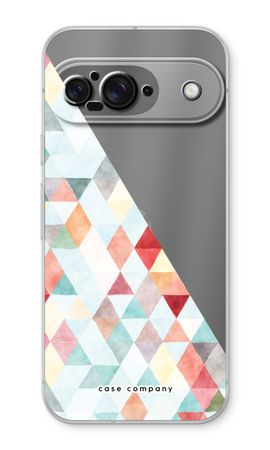 Coloured triangles pastel