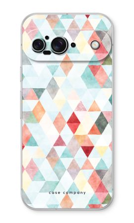 Coloured triangles pastel