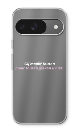 Fouten maken u niet