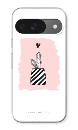 Black and white cactus