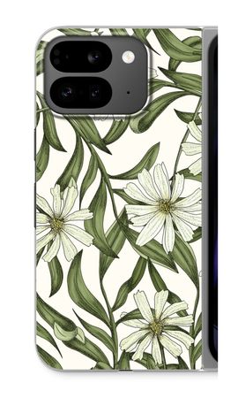 White flower pattern