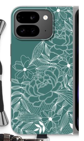 Flowers in lace