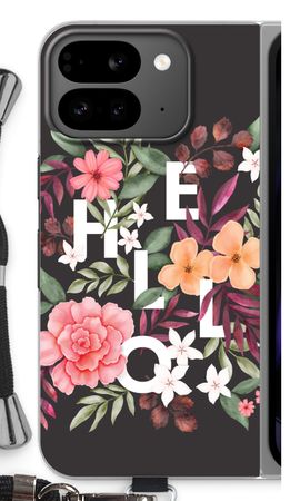 Hello in flowers