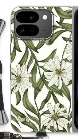 White flower pattern
