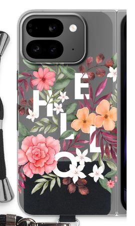 Hello in flowers