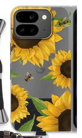 Sunflower and bees