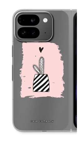 Black and white cactus
