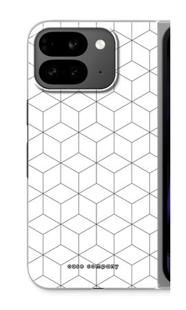 Cubes black and white