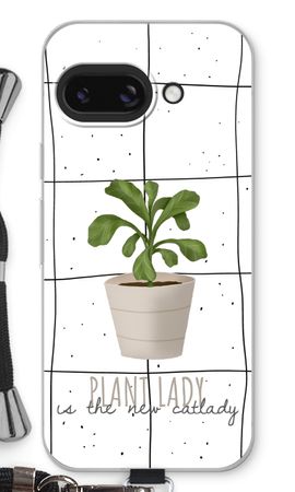 Houseplant on windowpane
