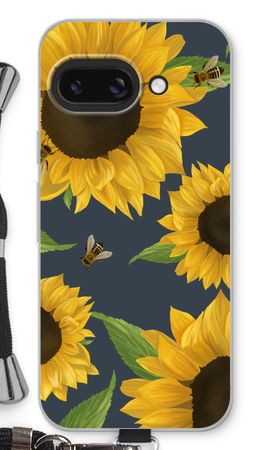 Sunflower and bees