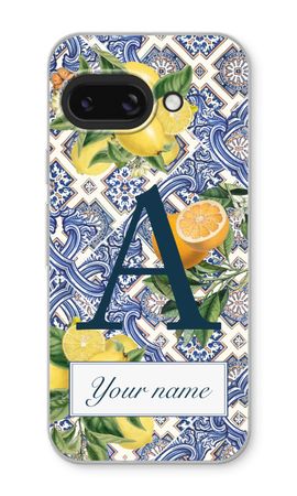 Monogram Blauwe tegels