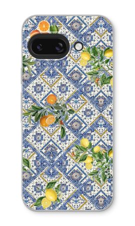 Blauwe tegels, citroenen en appelsienen - klein