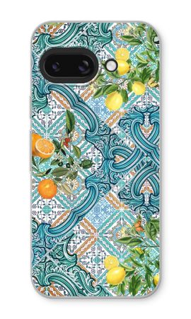 Blauwe tegels, citroenen en sinaasappels