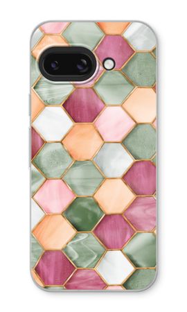 Hexagones en vitrail