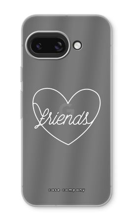 Friends heart pastel