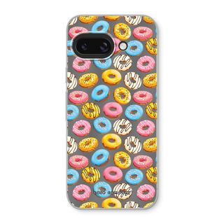 Rosafarbene Donuts