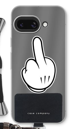 Mittelfinger weiß