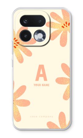 Peach Blossom Monogram