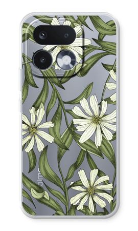 White flower pattern
