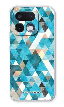 Coloured triangles blue