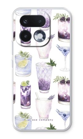 Violet cocktails