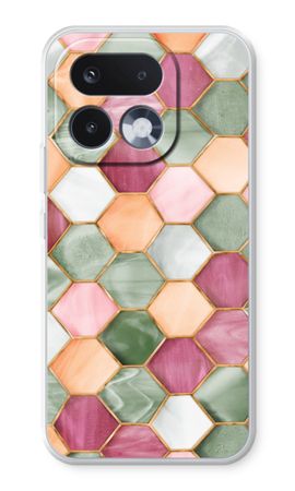 Hexagons in stained glass
