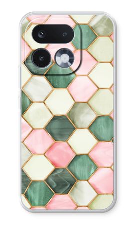 Hexagons in stained glass